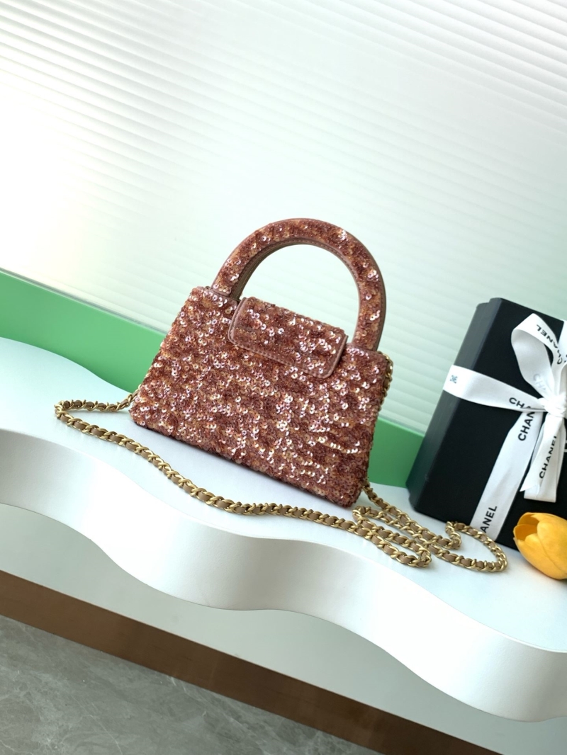 Ch**el top handle bags